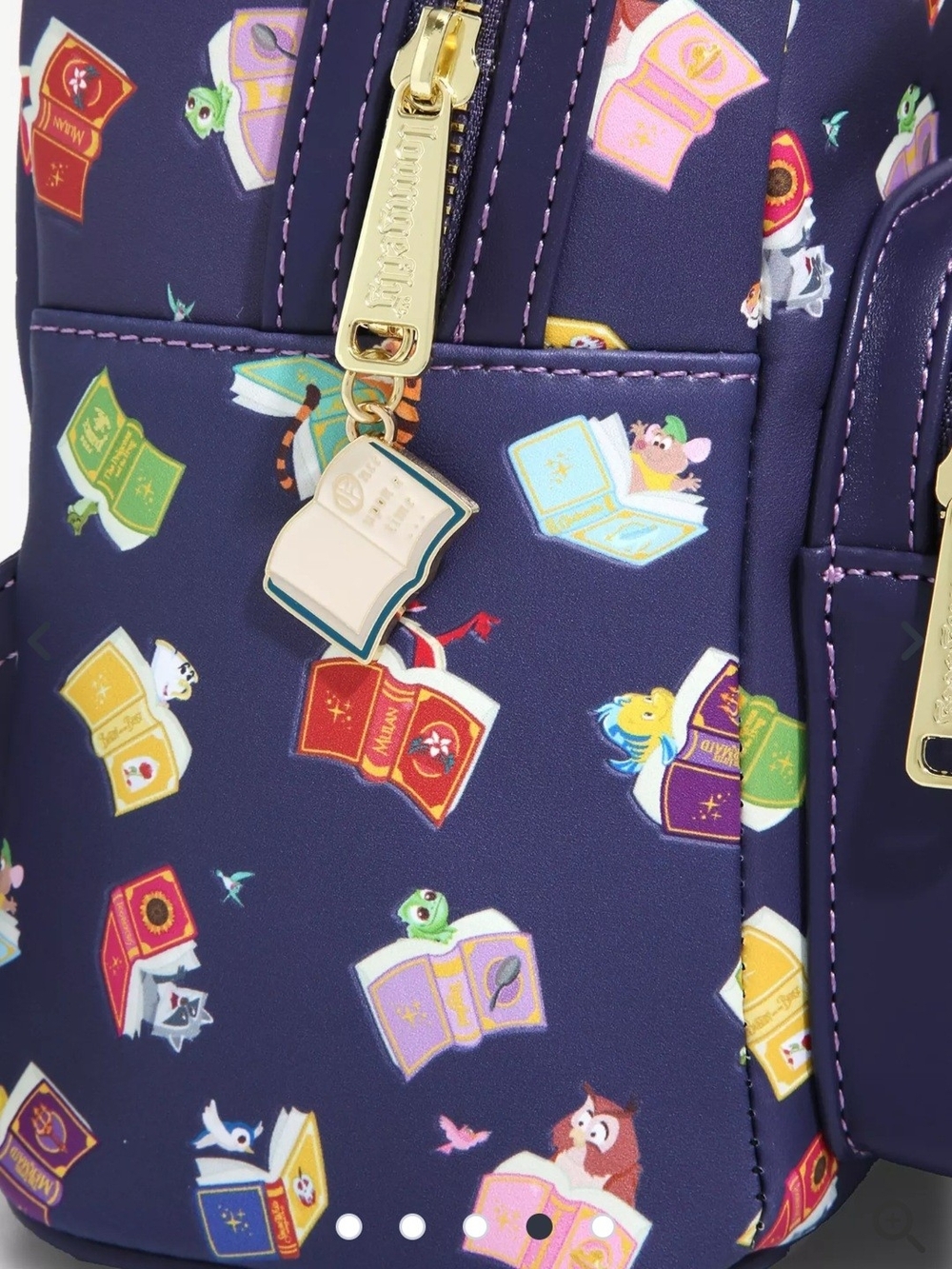 Loungefly Disney Movies Books Mini Backpack - Picture 3 of 5